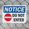 Signmission Do Not Enter OSHA Notice Sign, Plastic, 14in W x 10in L, 2PK OS-2PACK-NS-P-1014-L-15438 - alternate 7